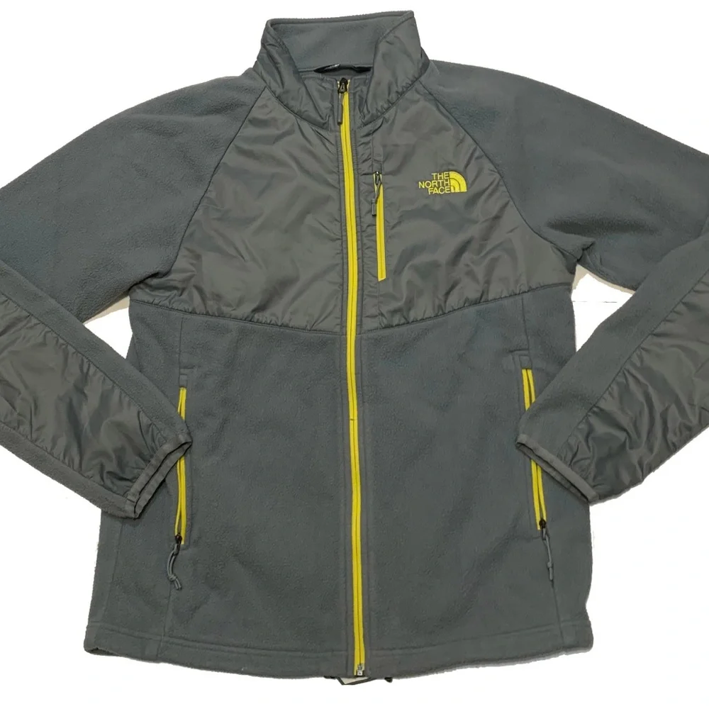 S / The North Face Gray fleece Jacket